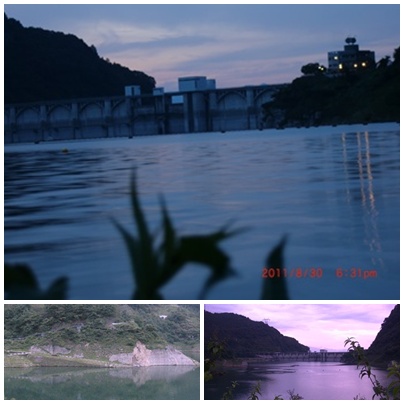 サクラ湖の夕暮