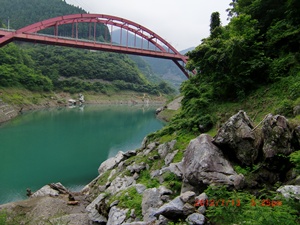 浦山ダム 橋の画像